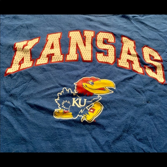 Vintage 1990’s Kanas Jayhawks Tee - Picture 2 of 3